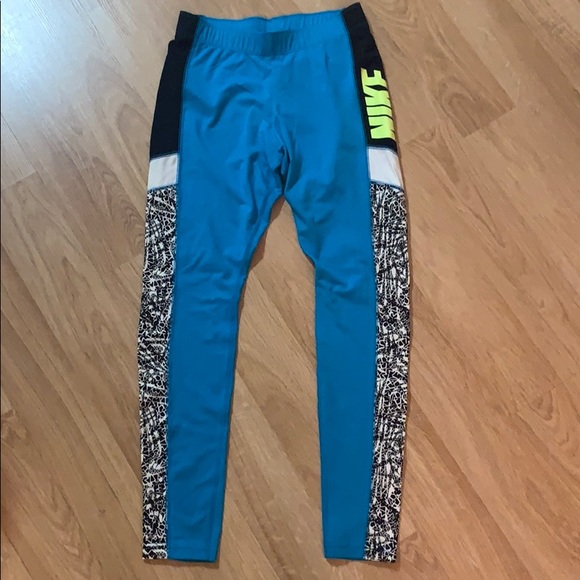 Nike Club Leg Color Block Leggings Size Small - Picture 2 of 4